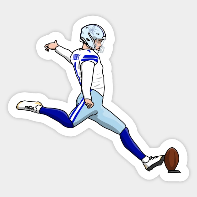 Aubrey kick Sticker by Rsclstar